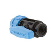 Кран шаровой с внутренней резьбой 20x1/2" ПНД Джилекс
