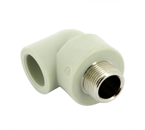 Угольник PPR с наружной резьбой 25x3/4" FV-Plast Угольник PPR с наружной резьбой 25x3/4" FV-Plast