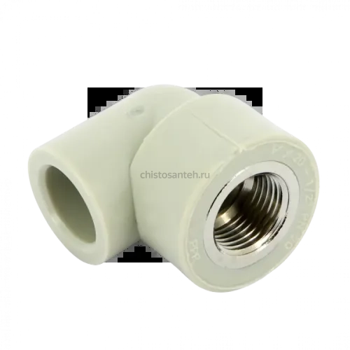 Угольник PPR с внутренней резьбой 20х1/2" FV-Plast