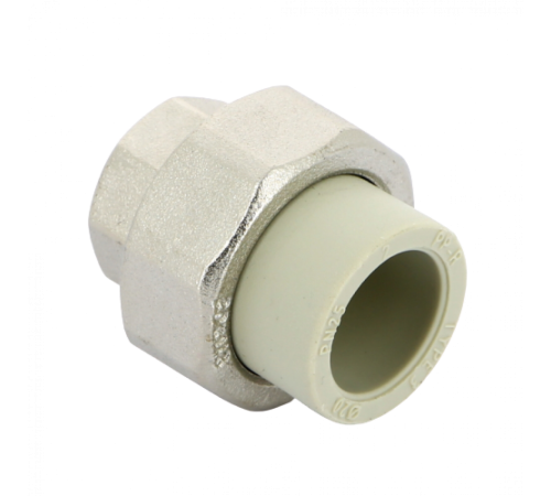Разъёмное соединение PPR с внутренней резьбой 20x1/2" FV-Plast Разъёмное соединение PPR с внутренней резьбой 20x1/2" FV-Plast