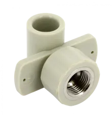 Колено настенное с внутренней резьбой 20x1/2" для гипсокартона PPR FV-Plast
