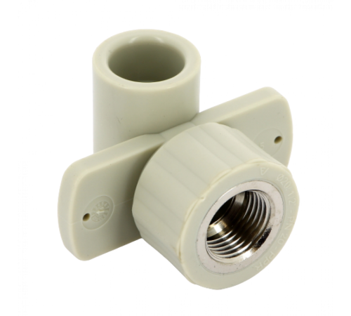 Колено настенное с внутренней резьбой 20x1/2" для гипсокартона PPR FV-Plast Колено настенное с внутренней резьбой 20x1/2" для гипсокартона PPR FV-Plast