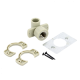 Колено настенное с внутренней резьбой 20x1/2" для гипсокартона PPR FV-Plast
