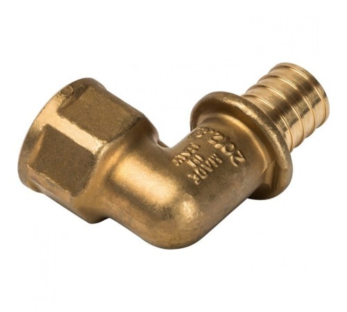 Угольник-переходник с внутренней резьбой 20xG 1/2" для труб из сшитого полиэтилена Stout