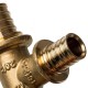 Тройник переходной 20x16x16 для труб из сшитого полиэтилена Stout