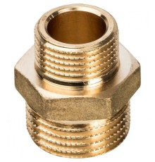 Ниппель НН переходной 1/2"x3/8" Stout