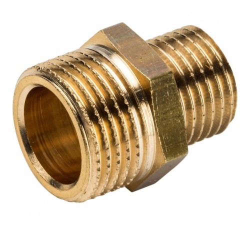 Ниппель НН переходной 3/8"x1/4" Stout