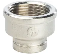 Муфта ВВ переxодная 1"x1/2" никелированная Stout