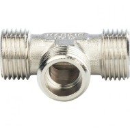 Тройник НН 3/4x3/4x3/4, никелированный Stout