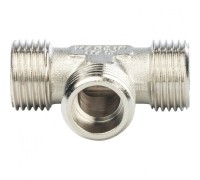 Тройник НН 3/4x3/4x3/4, никелированный Stout