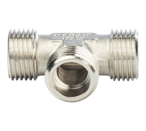 Тройник НН 3/4x3/4x3/4, никелированный Stout