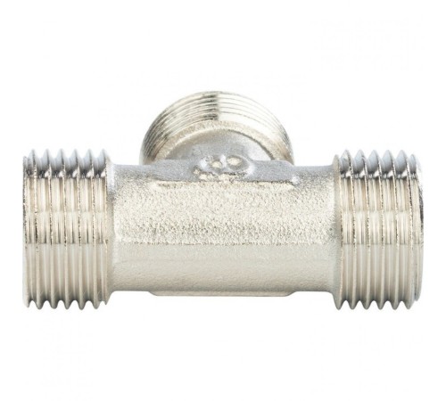 Тройник НН 3/4x3/4x3/4, никелированный Stout