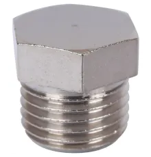 Заглушка НР 1/4" никелированная Stout