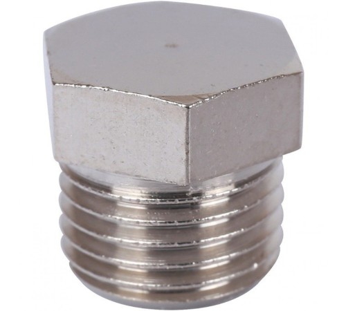 Заглушка НР 1/4" никелированная Stout