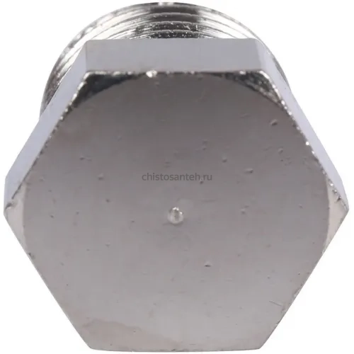 Заглушка НР 1/4" никелированная Stout
