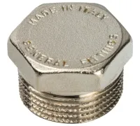 Заглушка НР 3/4" никелированная Stout