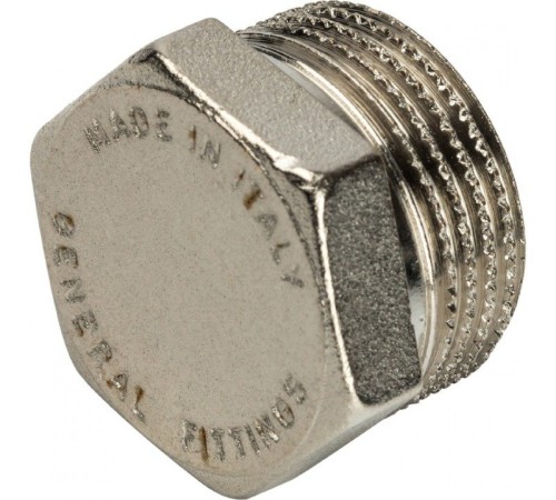 Заглушка НР 3/4" никелированная Stout