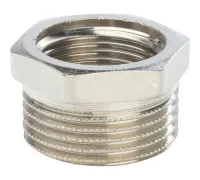 Футорка 1"x3/8" никелированная Stout