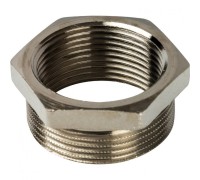 Футорка 1 1/4"x1", никелированная Stout