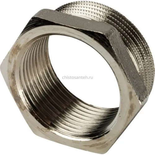 Футорка 1 1/4"x1", никелированная Stout