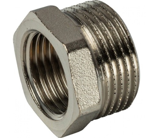 Футорка 3/4"x1/2" никелированная Stout Футорка 3/4"x1/2" никелированная Stout