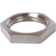 Контргайка 1/2", никелированная Stout