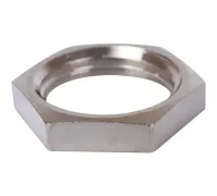 Контргайка 1/2", никелированная Stout