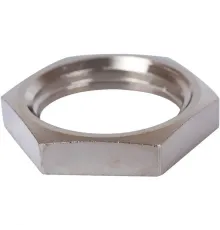 Контргайка 1/2", никелированная Stout