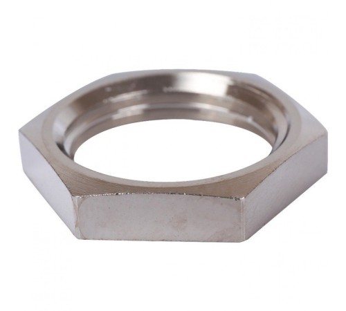 Контргайка 1/2", никелированная Stout Контргайка 1/2", никелированная Stout