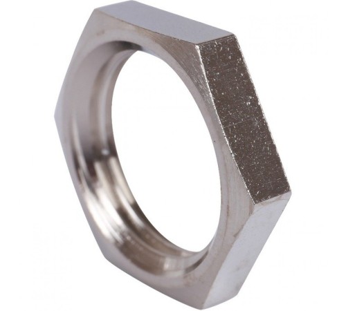 Контргайка 1/2", никелированная Stout Контргайка 1/2", никелированная Stout