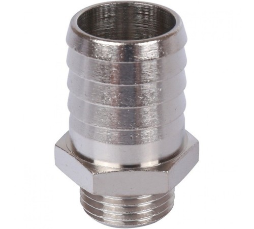 Штуцер НР 1/2"x25, никелированный Stout