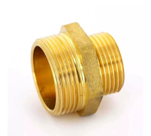 Ниппель НН 3/4"x1/2" TIM (Латунный) (ТИМ)