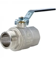 Кран шаровой полнопроходной ВР/НР 1 1/4", ручка рычаг Stout