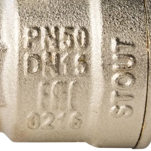 Кран шаровой полнопроходной НР/НР 1/2", ручка рычаг Stout