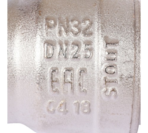 Кран шаровой стандартнопроходной ВР/НР 1", ручка рычаг Stout