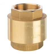 Клапан обратный пружинный муфтовый 1 1/2" с пластиковым седлом Stout