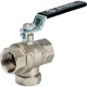 Кран шаровой с фильтром 3/4" Stout
