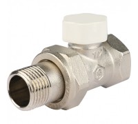 Клапан запорно-балансировочный 1/2", прямой Stout