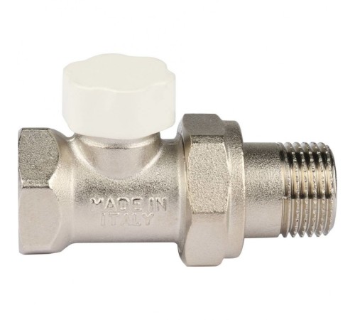 Клапан запорно-балансировочный 1/2", прямой Stout