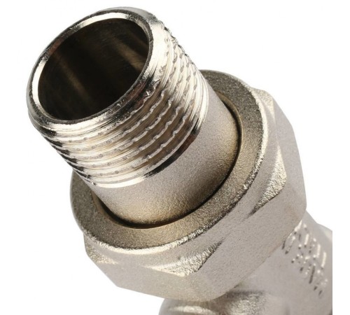 Клапан запорно-балансировочный 1/2", прямой Stout