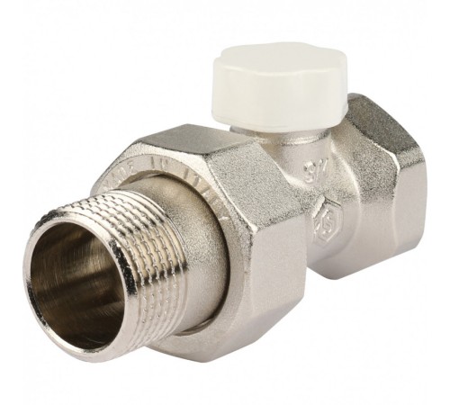 Клапан запорно-балансировочный 3/4", прямой Stout