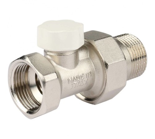 Клапан запорно-балансировочный 3/4", прямой Stout