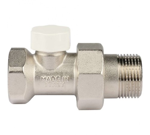 Клапан запорно-балансировочный 3/4", прямой Stout