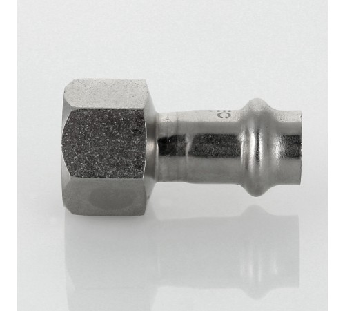 Пресс-муфта с  внутренней резьбой 35 мм х 1"  из нержавеющей стали VTi.902.I.003506 VALTEC (ВАЛТЕК)