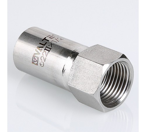 Пресс-вставка с внутренней резьбой 18 мм х 04  из нержавеющей стали VTi.907.I.001804 VALTEC (ВАЛТЕК)