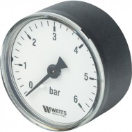 Манометр аксиальный 50 мм 1/4", 0-6 бар Watts F+R100