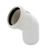 Отвод канализационный Raupiano Plus 50х45° REHAU (РЕХАУ - 11211141001)