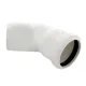 Отвод канализационный Raupiano Plus 50х45° REHAU (РЕХАУ - 11211141001)