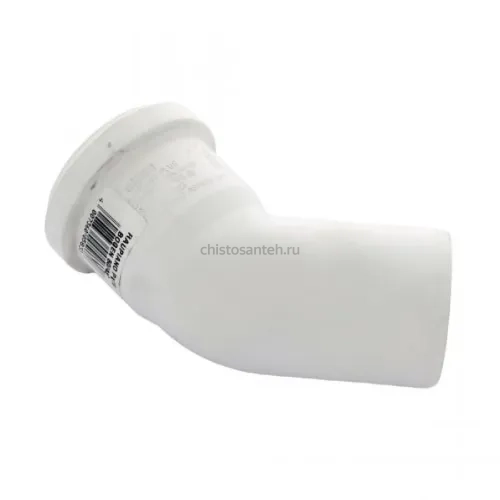 Отвод канализационный Raupiano Plus 50х45° REHAU (РЕХАУ - 11211141001)