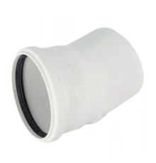 Отвод канализационный Raupiano Plus 110х15° REHAU (РЕХАУ - 11234241001)